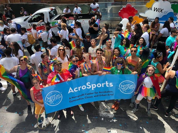 AcroSports at the 2018 San Francisco Pride Parade!