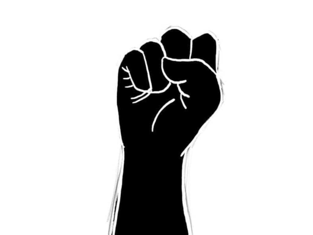 Black Lives Matter movement logo.