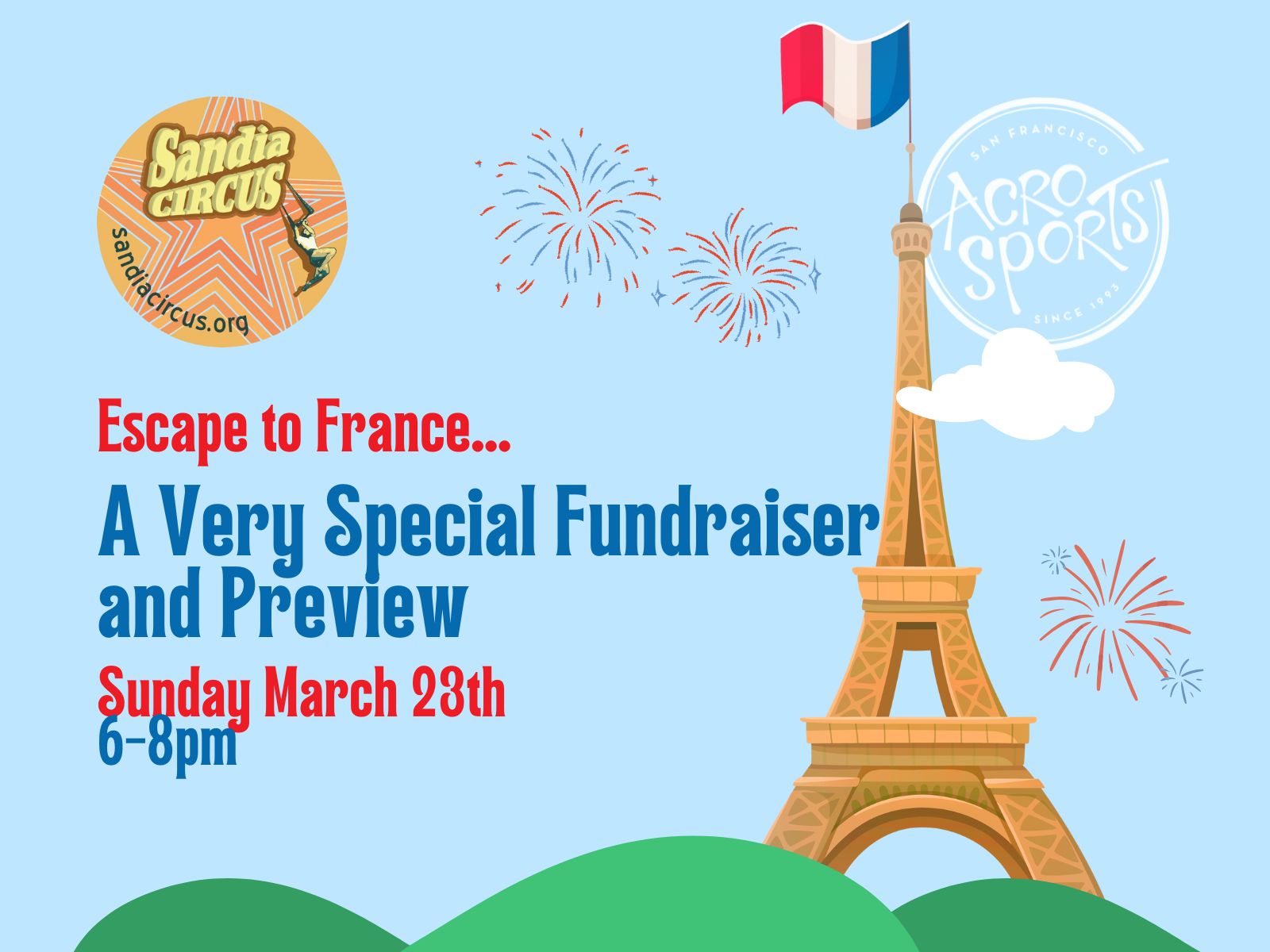 AcroSports - Escape to France Special Fundraiser & Sneak Peek!