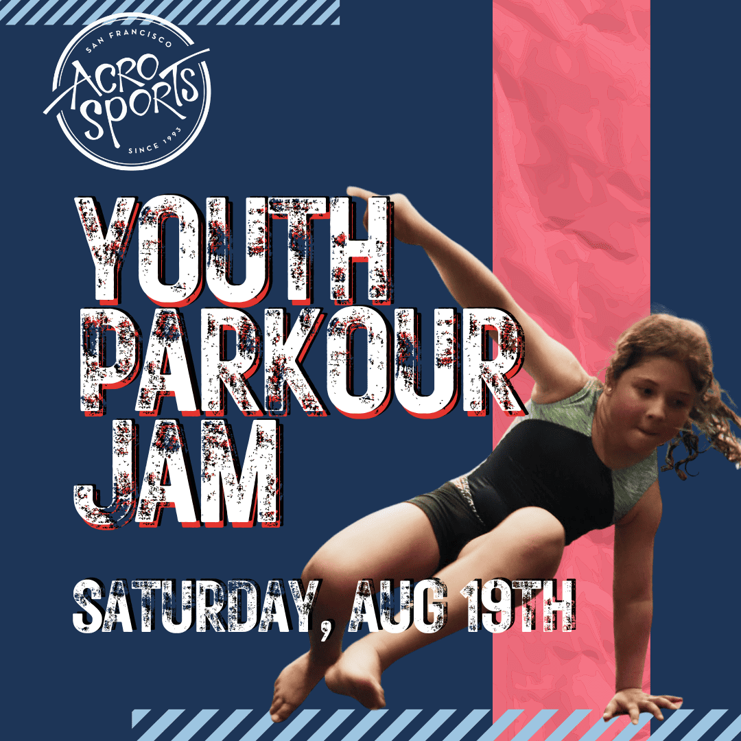 AcroSports Youth Parkour Jam - Saturday, August 19th